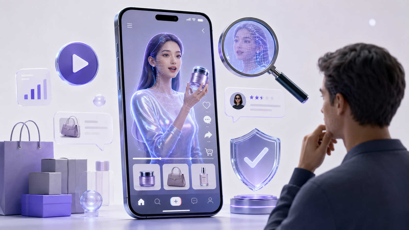 Vídeos criados por IA estão dominando o TikTok Shop. Mas será que o consumidor ainda acredita neles?